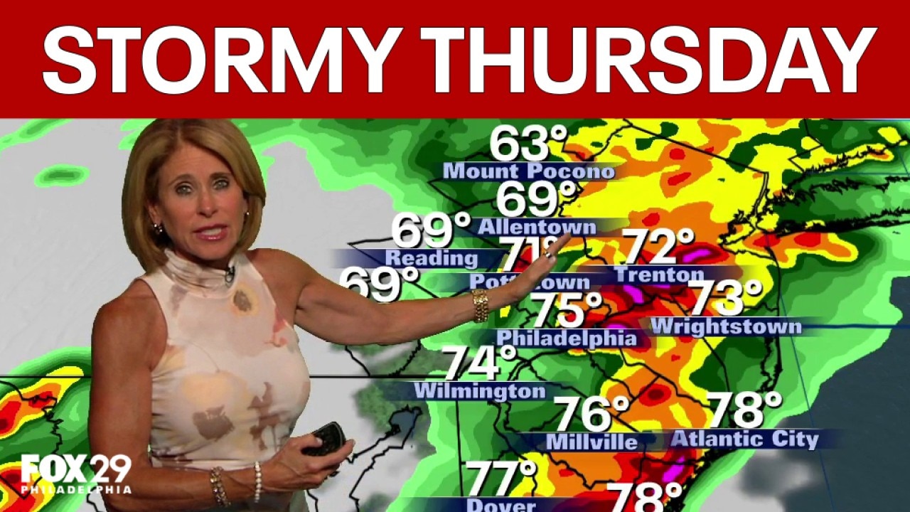 Storm risk Thursday in Philly: what to know
