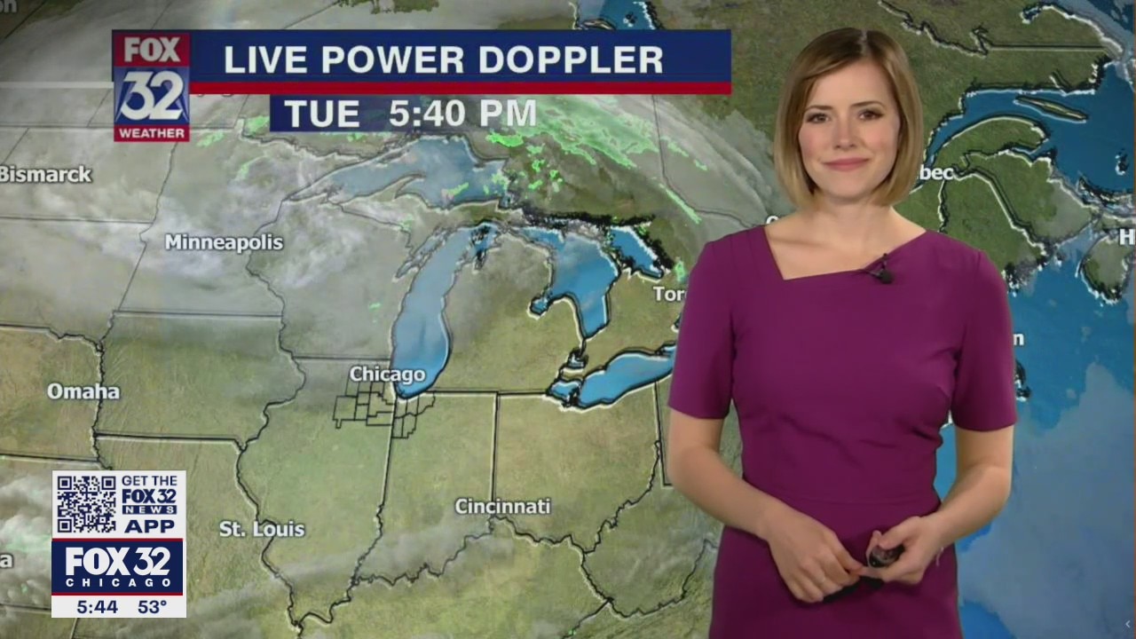 6 p.m. forecast for Chicagoland on April 13
