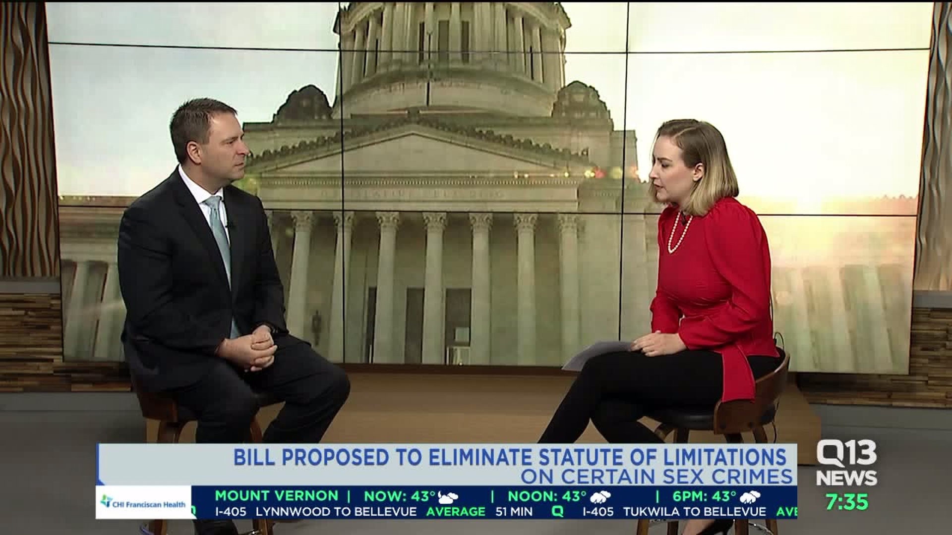 Rep. Dan Griffey on Q13 News This Morning