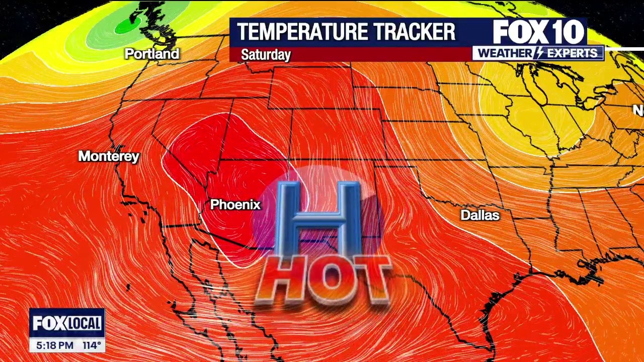 Phoenix ties 1972 record high of 116 degrees as extreme heat warning continues