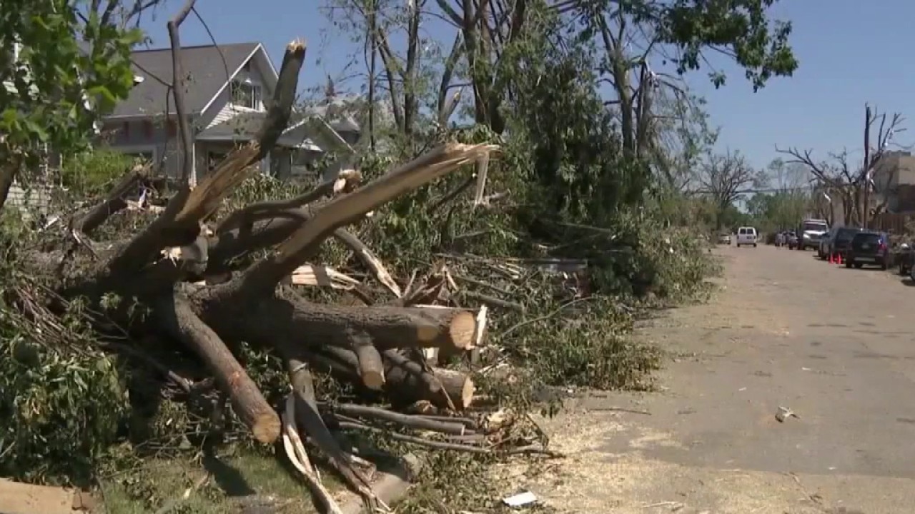 Fox Valley tornado relief donation drive at Franklin Field