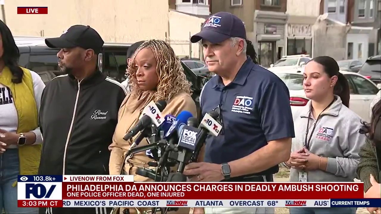 Phila. DA announces murder charges in deadly ambush shooting that killed officer