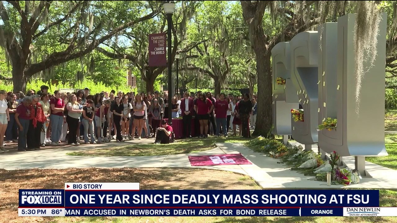 FSU shooting: University marks 1 year since 2 dead, 6 hurt in attack