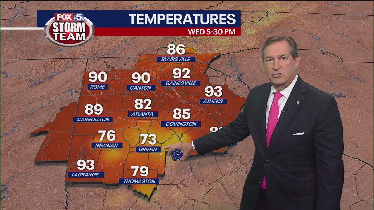 Wednesday evening forecast