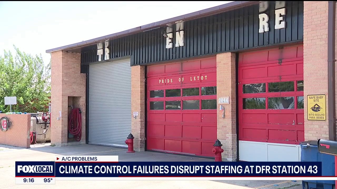 Climate control failure disrupts staff at fire station