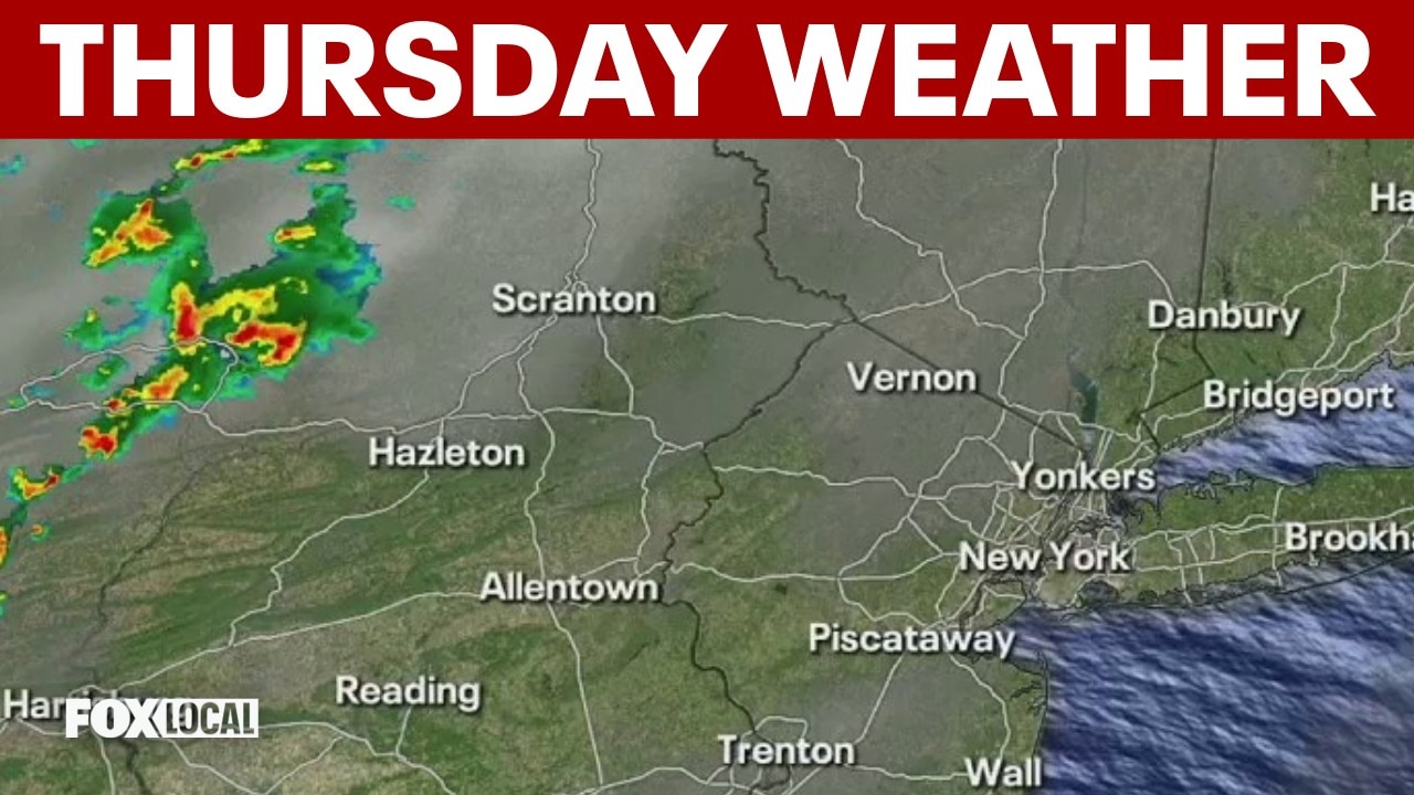 NYC weather: Warm and humid Thursday with afternoon showers expected