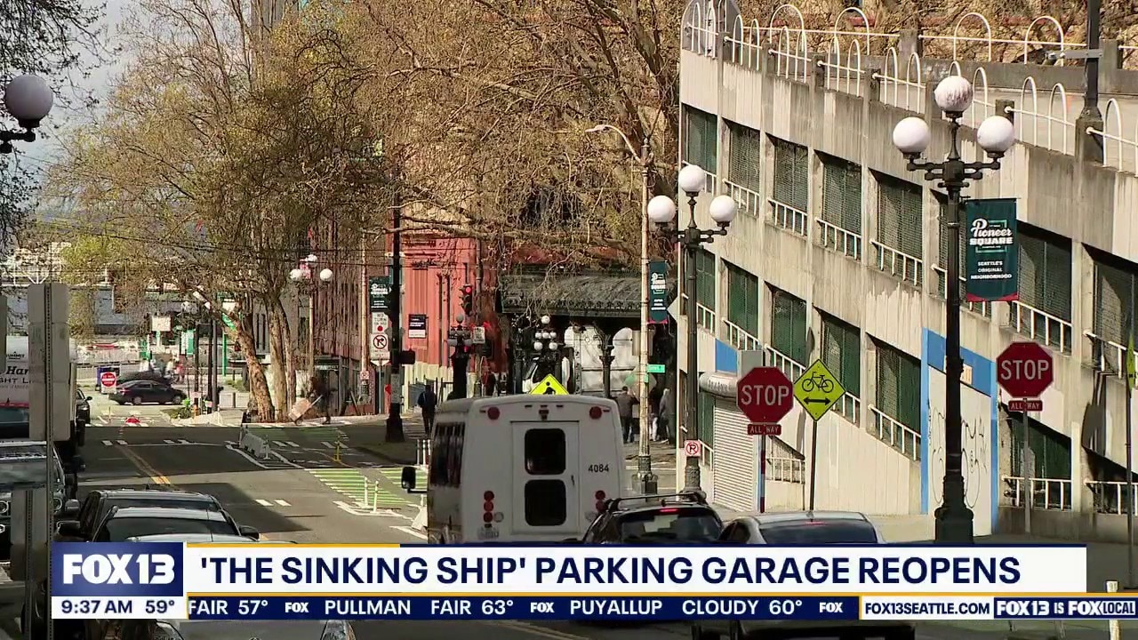 Sinking ship garage reopens in Seattle with security added