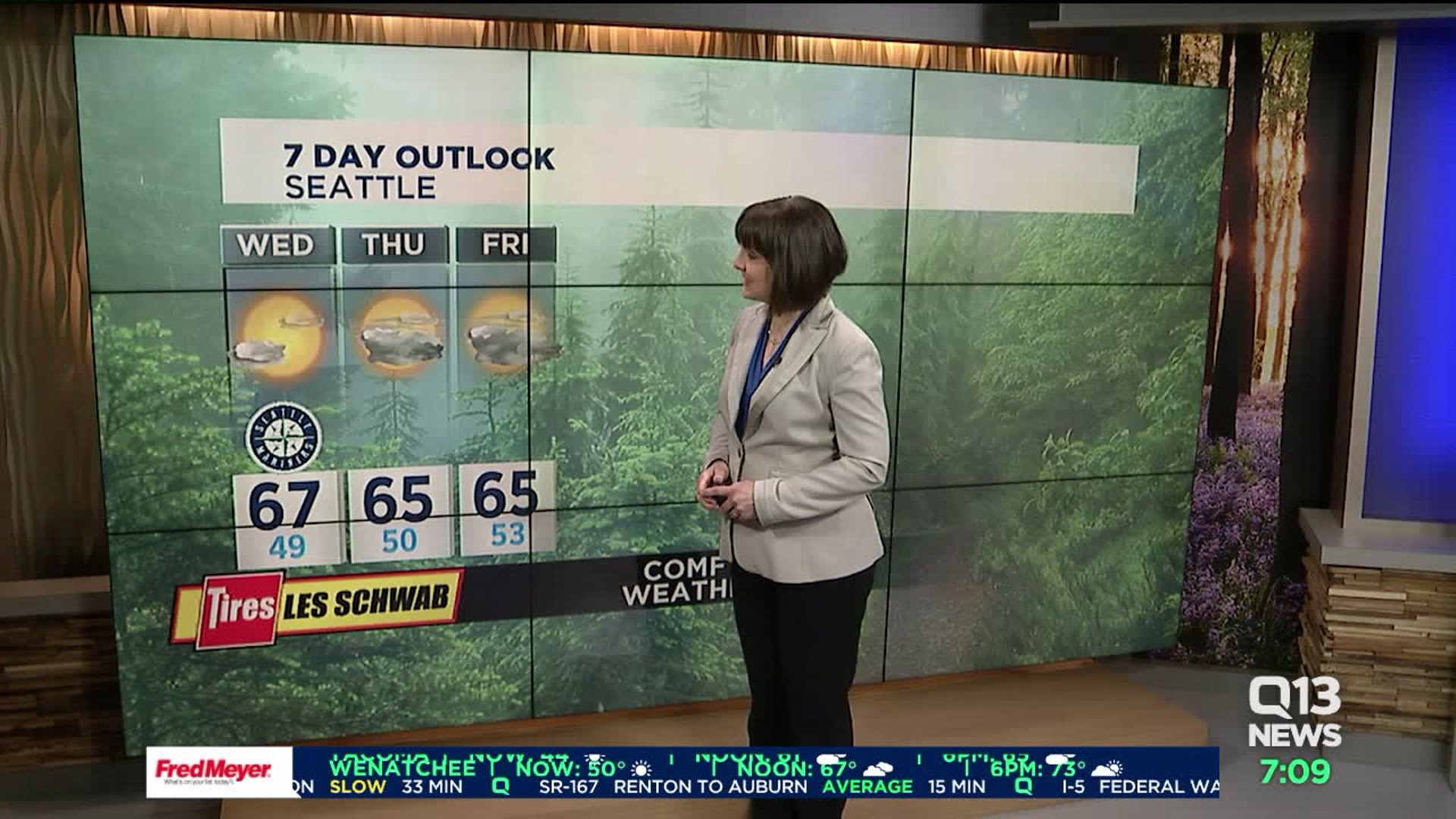 Q13 News forecast for Wednesday