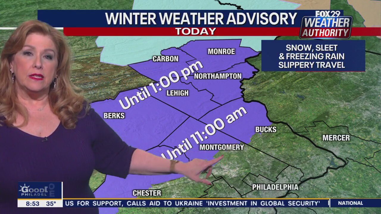 Weather Authority: Thursday, 8 a.m. forecast