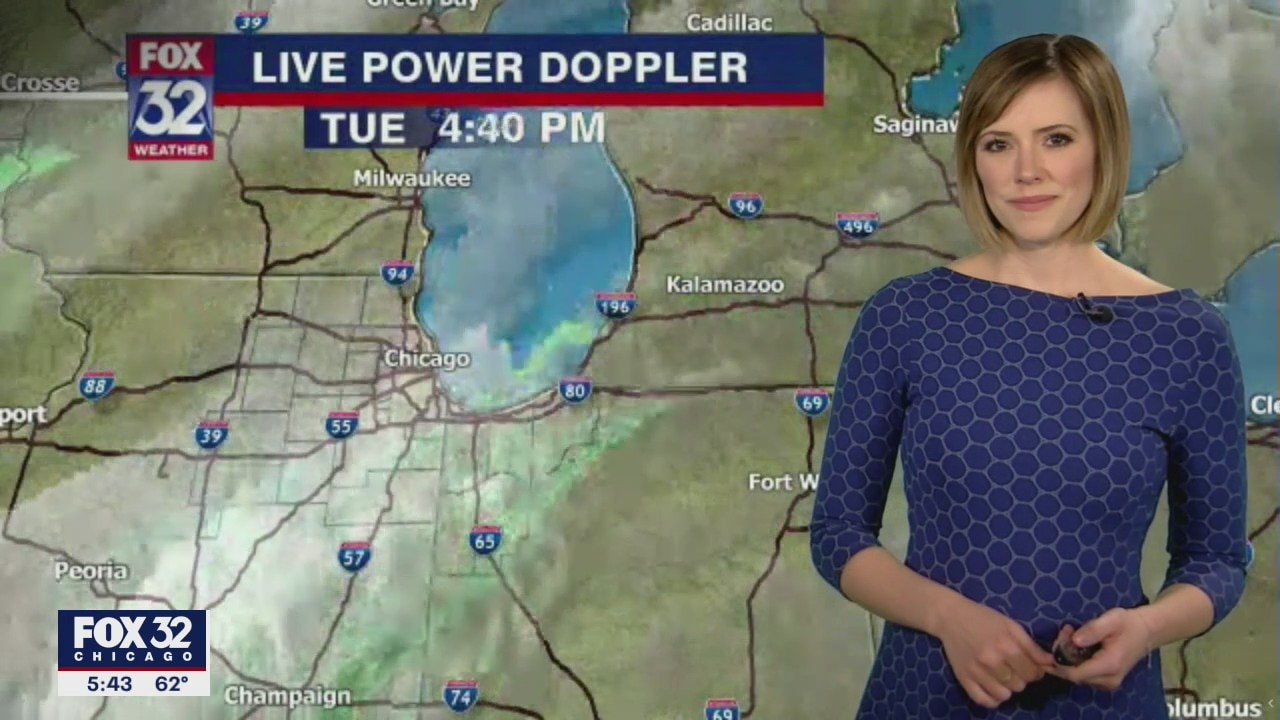 6 p.m. forecast for Chicagoland on March 30