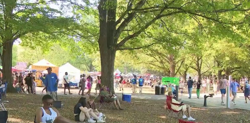 Last day at Atlanta Dogwood Festival