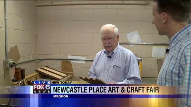 Carl checks out some of the unique items you can purchase at the Newcastle Place Art & Craft Show