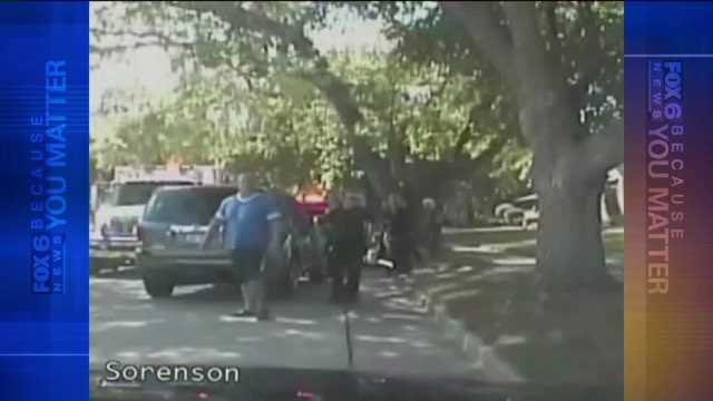 Dashcam captures chaotic moments of Kenosha dog attack