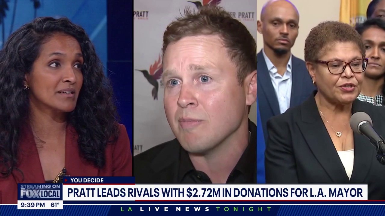 Pratt leads rivals with $2.72M in donations for LA mayor