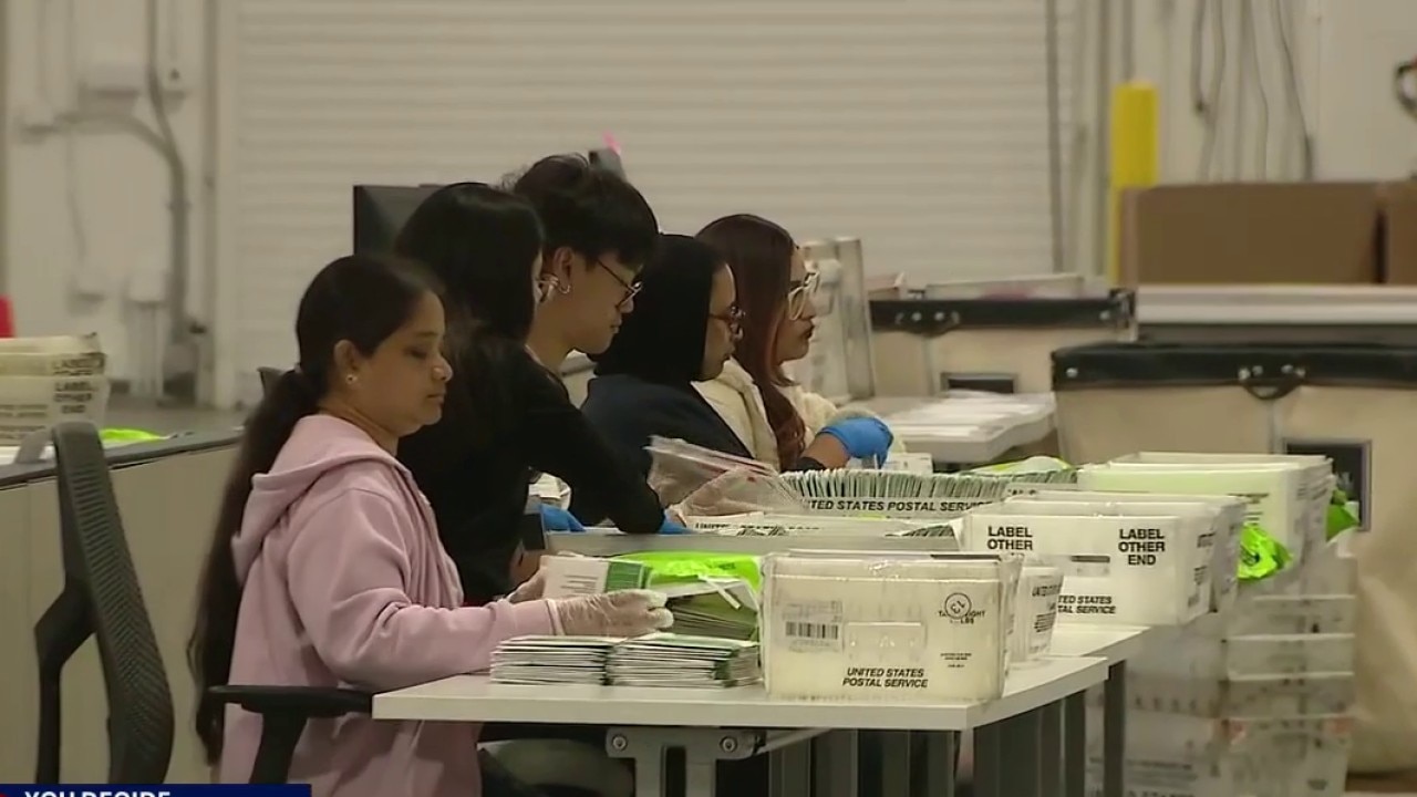 Ballot counting, processing continues in LA County