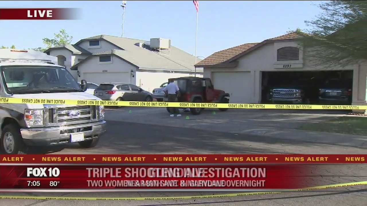 Police investigating triple-shooting in Glendale