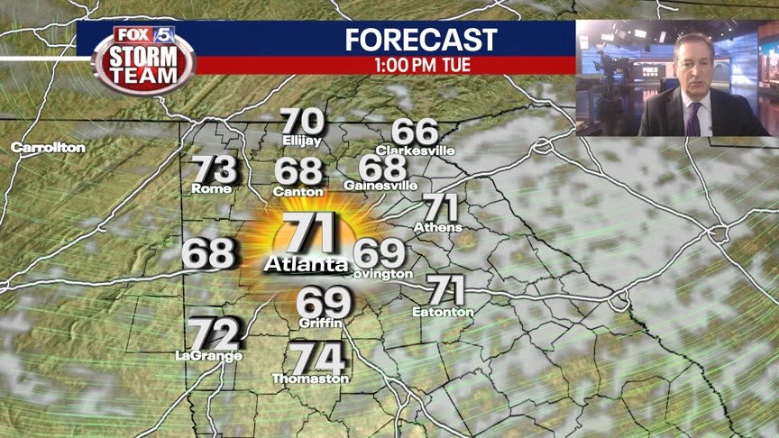 Monday Evening Weather Update