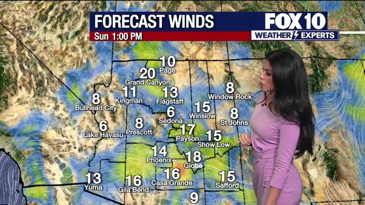 Arizona weather: Winds and cooler temperatures