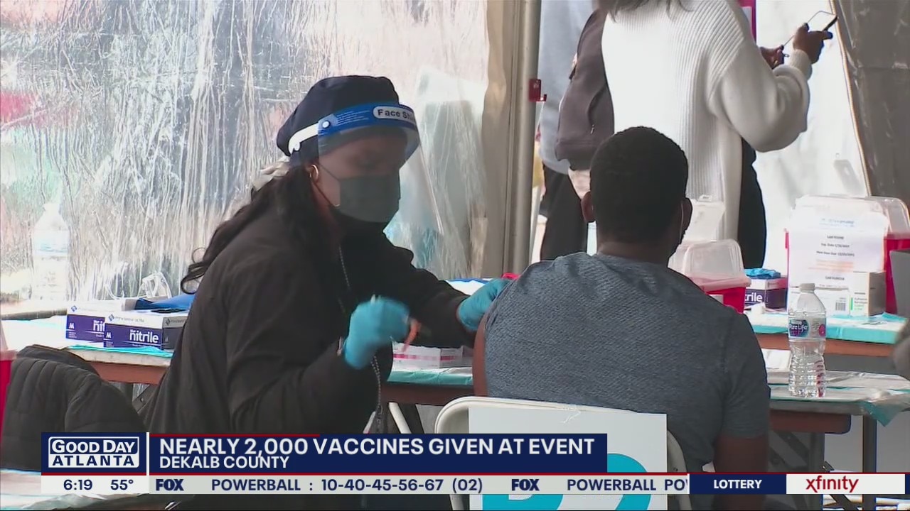Vaccination event in DeKalb County