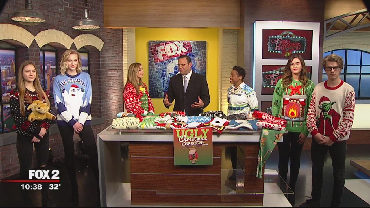 Ugly Christmas Sweater Guinness World Record attempt in Detroit Dec. 9