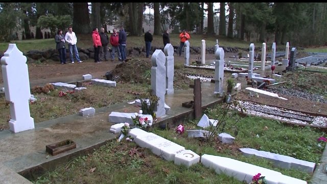 Bosnian Muslim cemetery vandalized