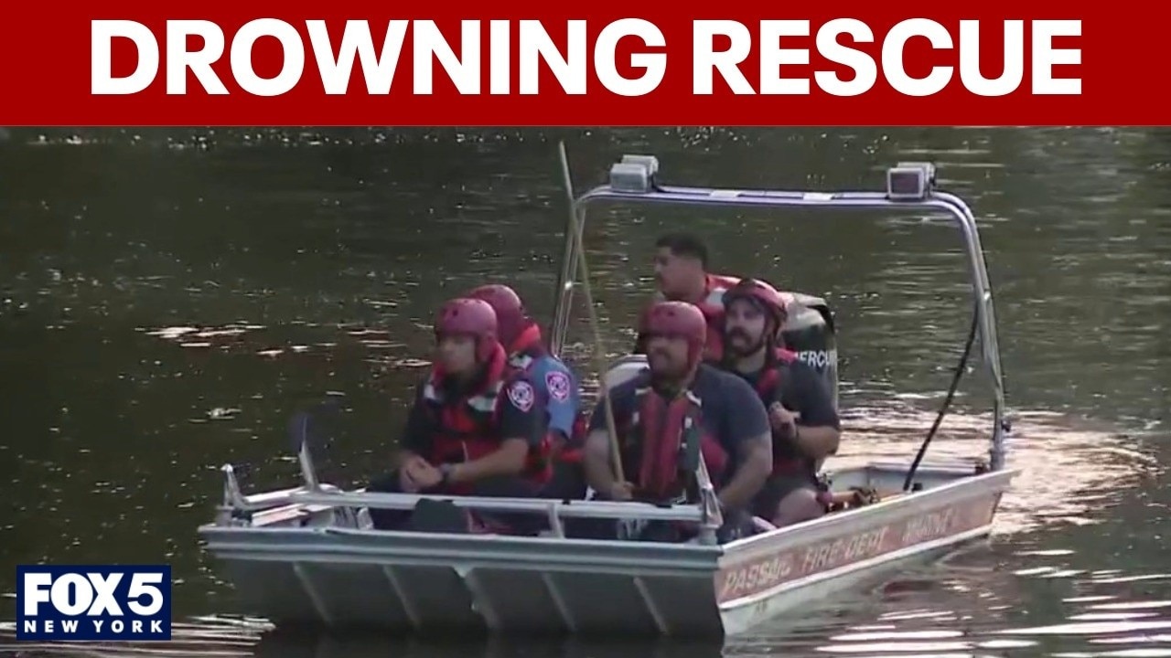 Drowning rescue underway for 2 juveniles in Passaic River