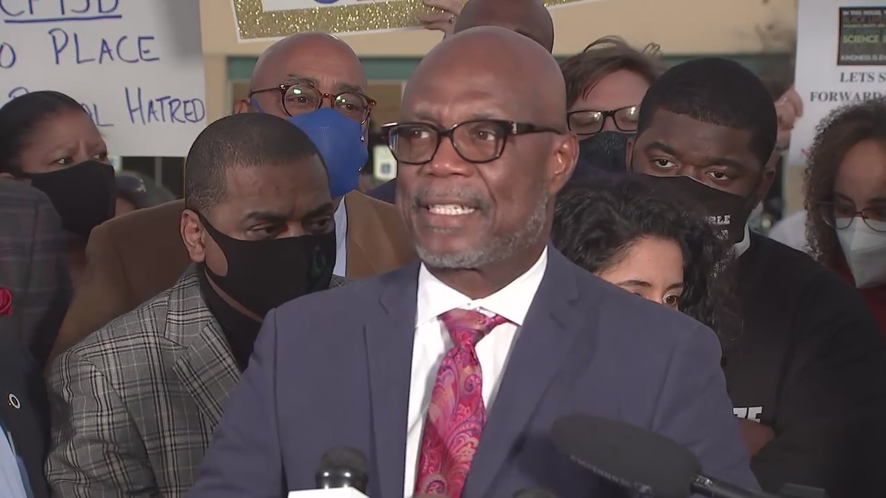 NAACP, FIEL hold press conference amid Cy-Fair School Board member made 'racist' remarks about Black teachers during meeting