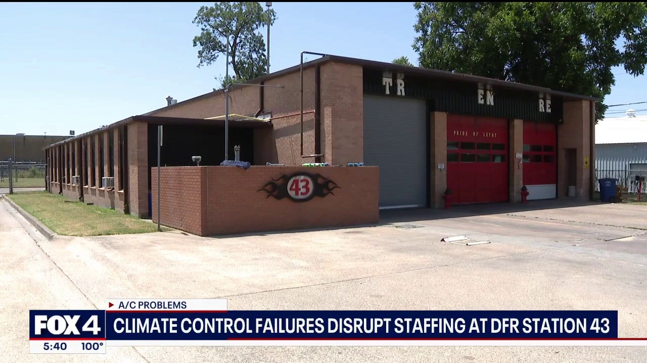 Dallas fire station dealing with AC outage amid heat