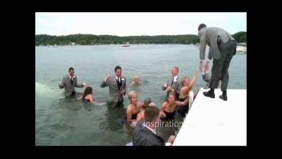 Pier collapses on wedding party
