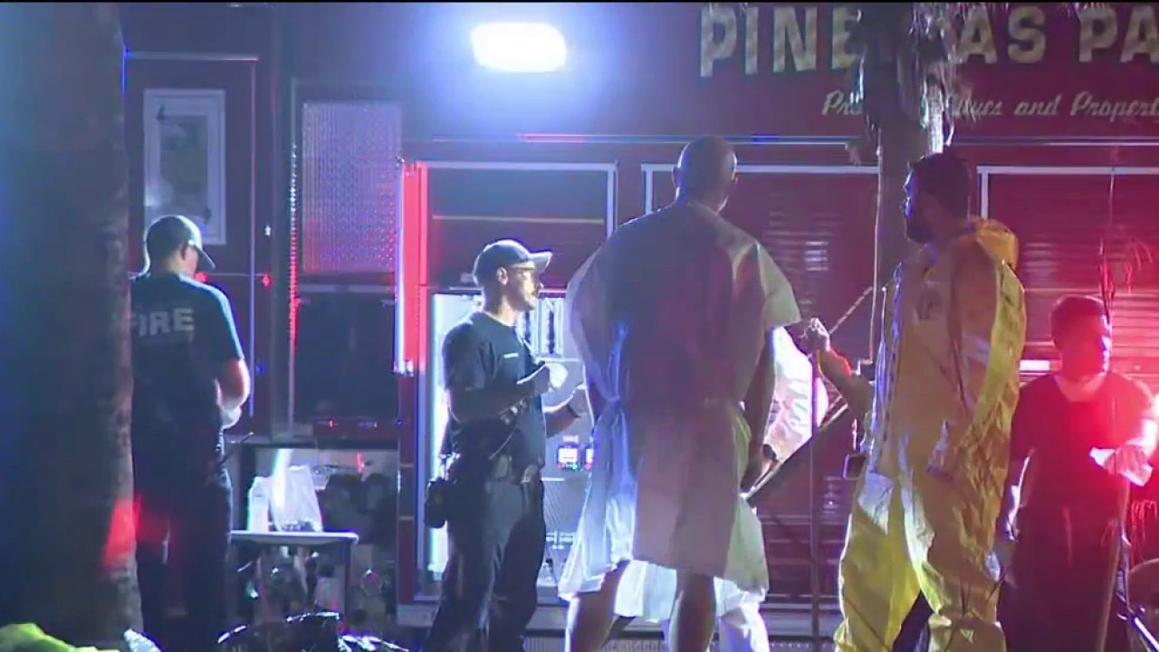 Fourteen people exposed at HAZMAT scene