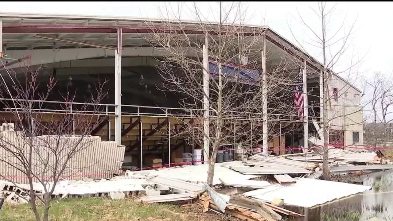 Clean up underway after violent spring storms