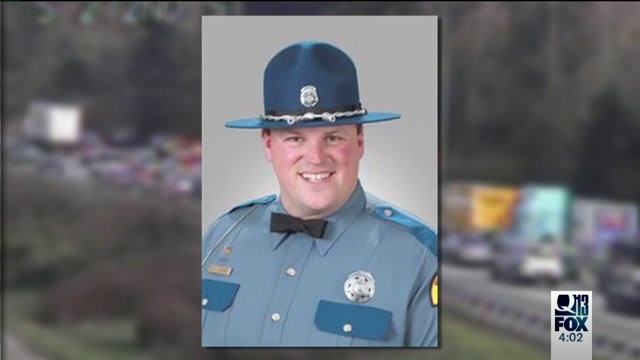 WSP motorcycle trooper hit by car