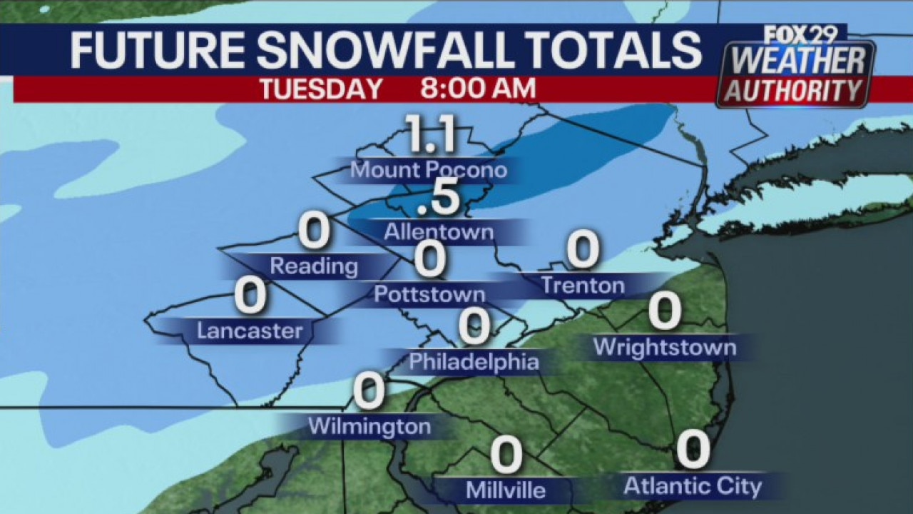 Weather Authority: Tracking Monday snow ahead of messy Wednesday
