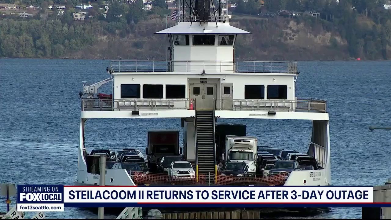 Ferry service restored after Anderson Island outage traps commuters