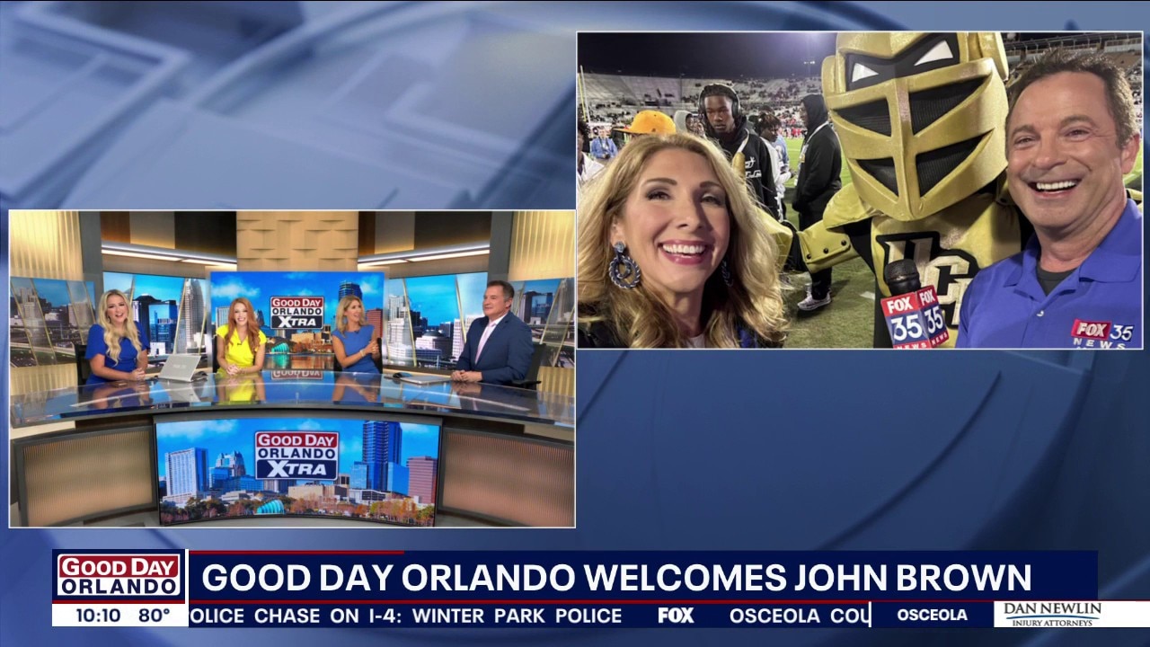 FOX 35 anchor John Brown returns to Good Day Orlando
