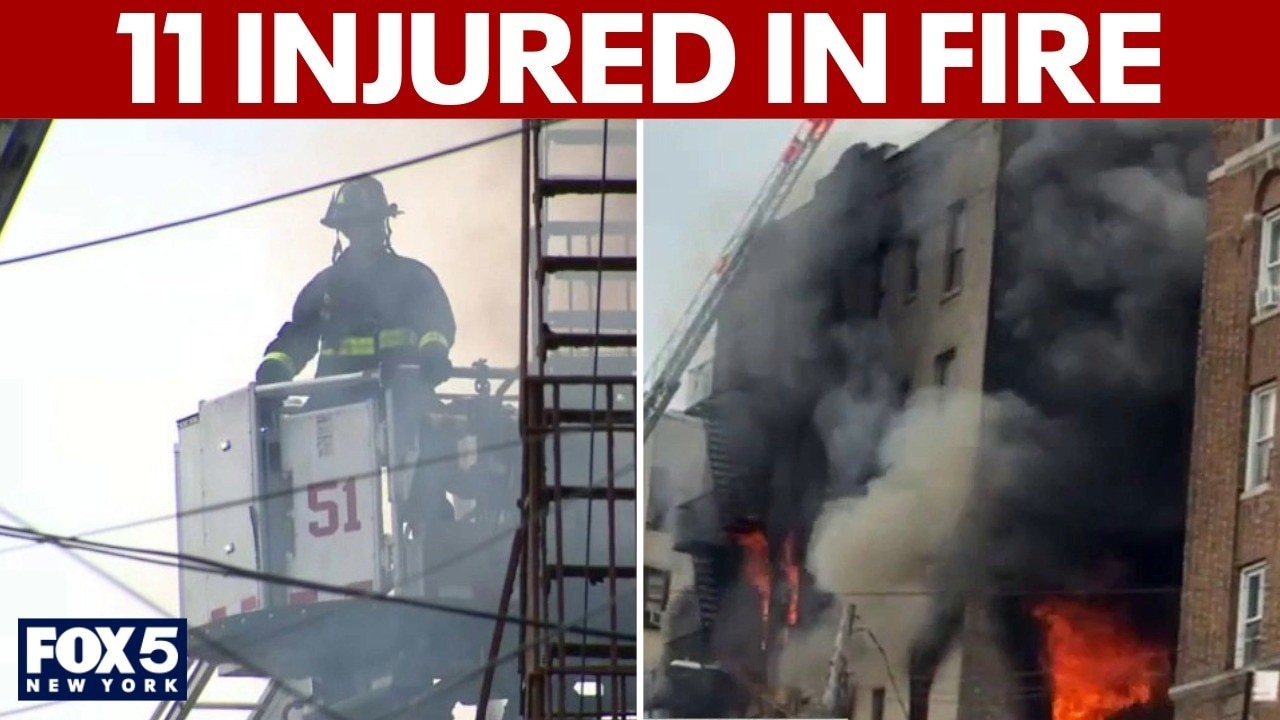 11 hurt in Bronx fire reportedly caused by explosion