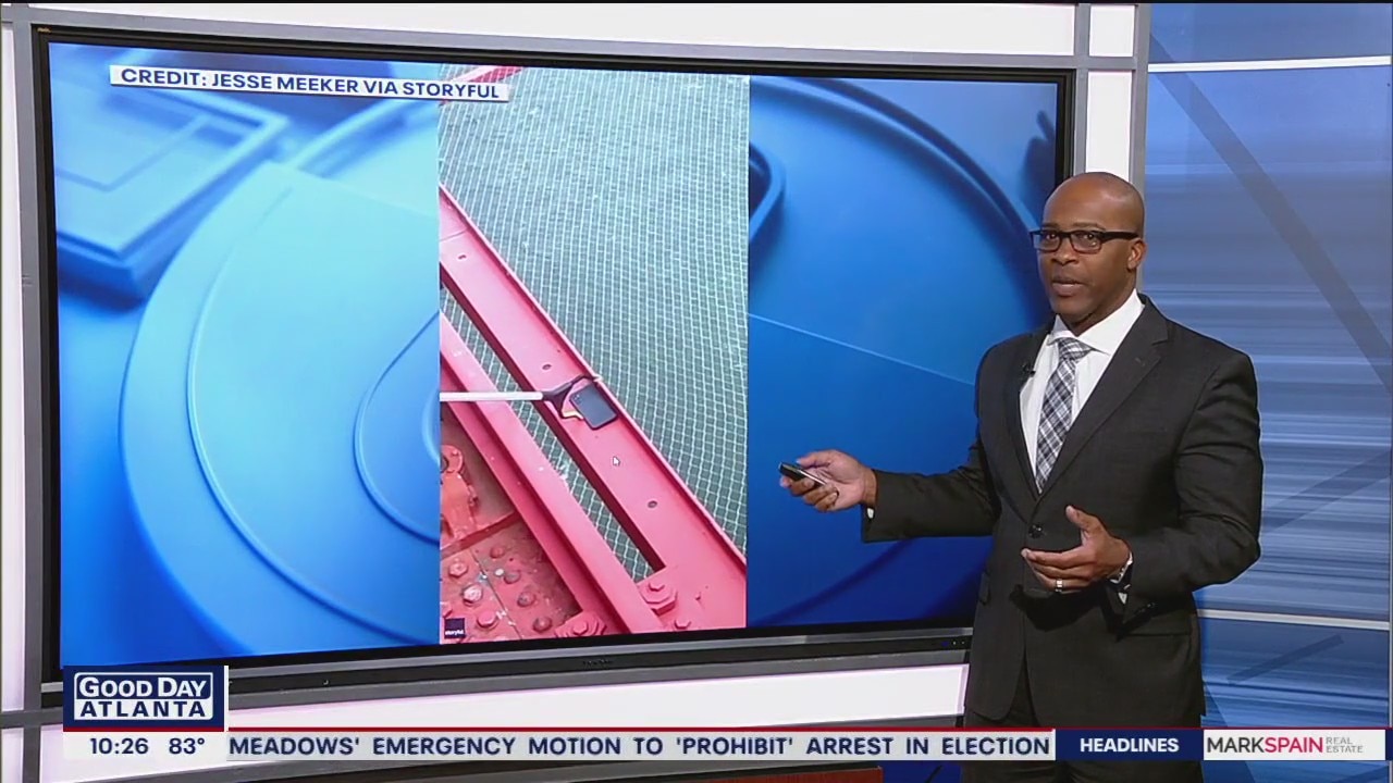 Phone dropped off Golden Gate Bridge