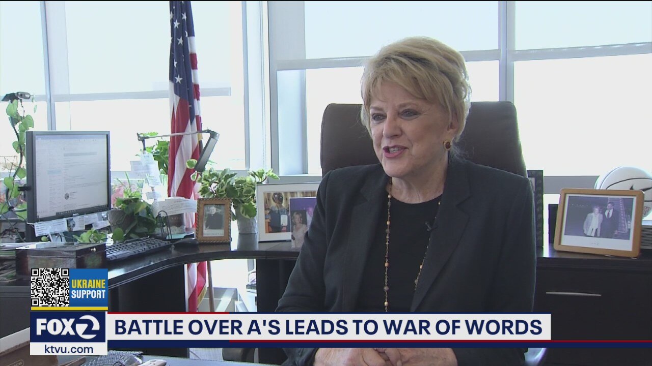 Fight over the A's leads to a war of words between mayors