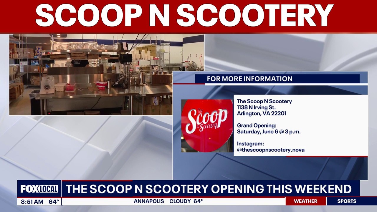 Scoop N Scootery ice cream shop opens in Arlington