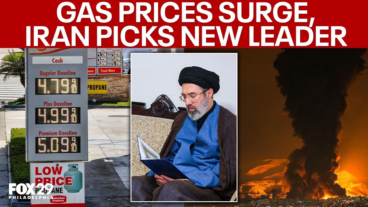 Iran war updates: Gas prices surge in U.S., Mojtaba Khamenei picked as new leader