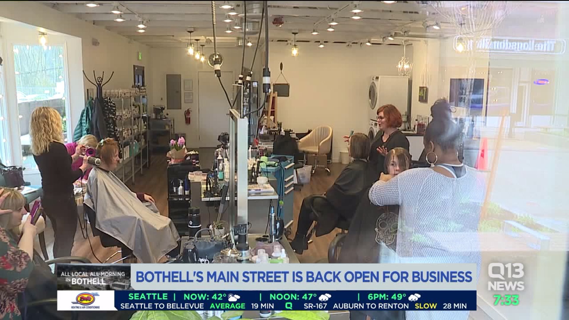 Bothell`s Main Street is back open for business
