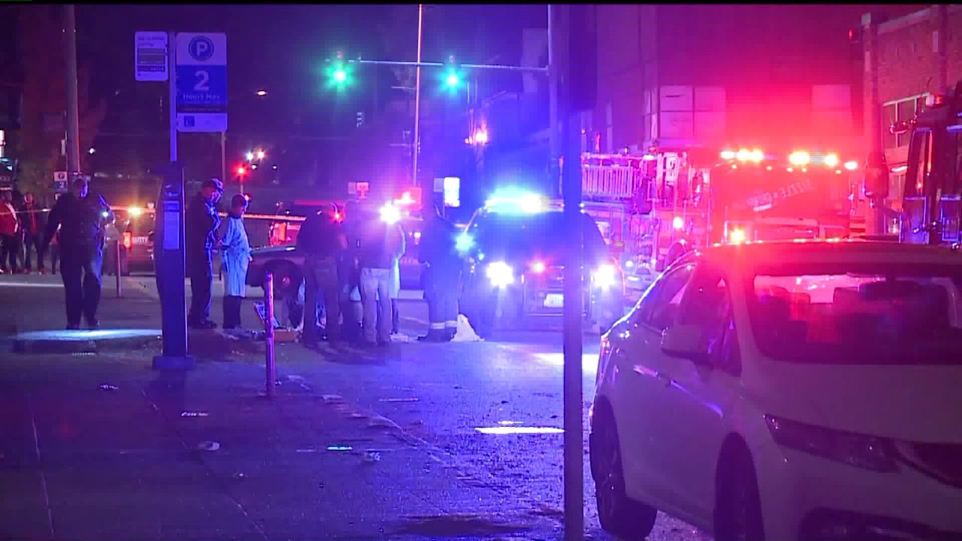Search for suspect after 2 shot in Seattle