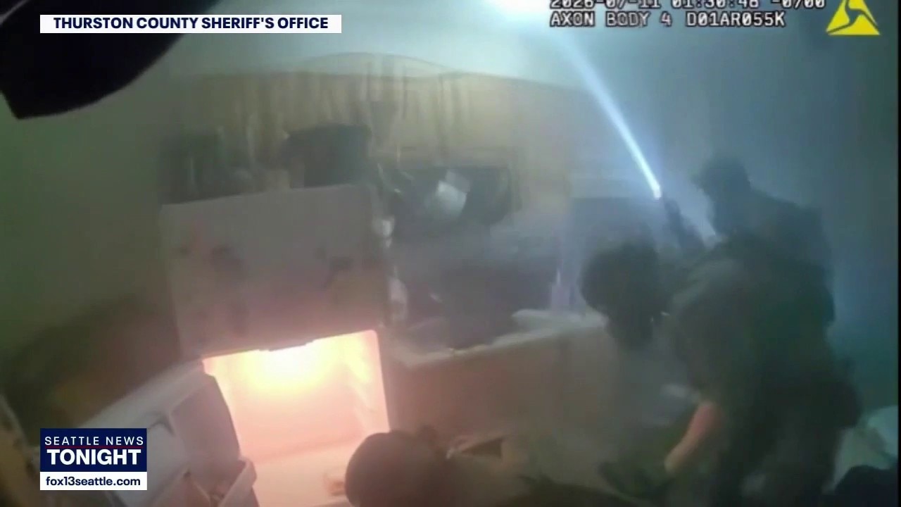 Bodycam video captures harrowing Olympia, WA arrest