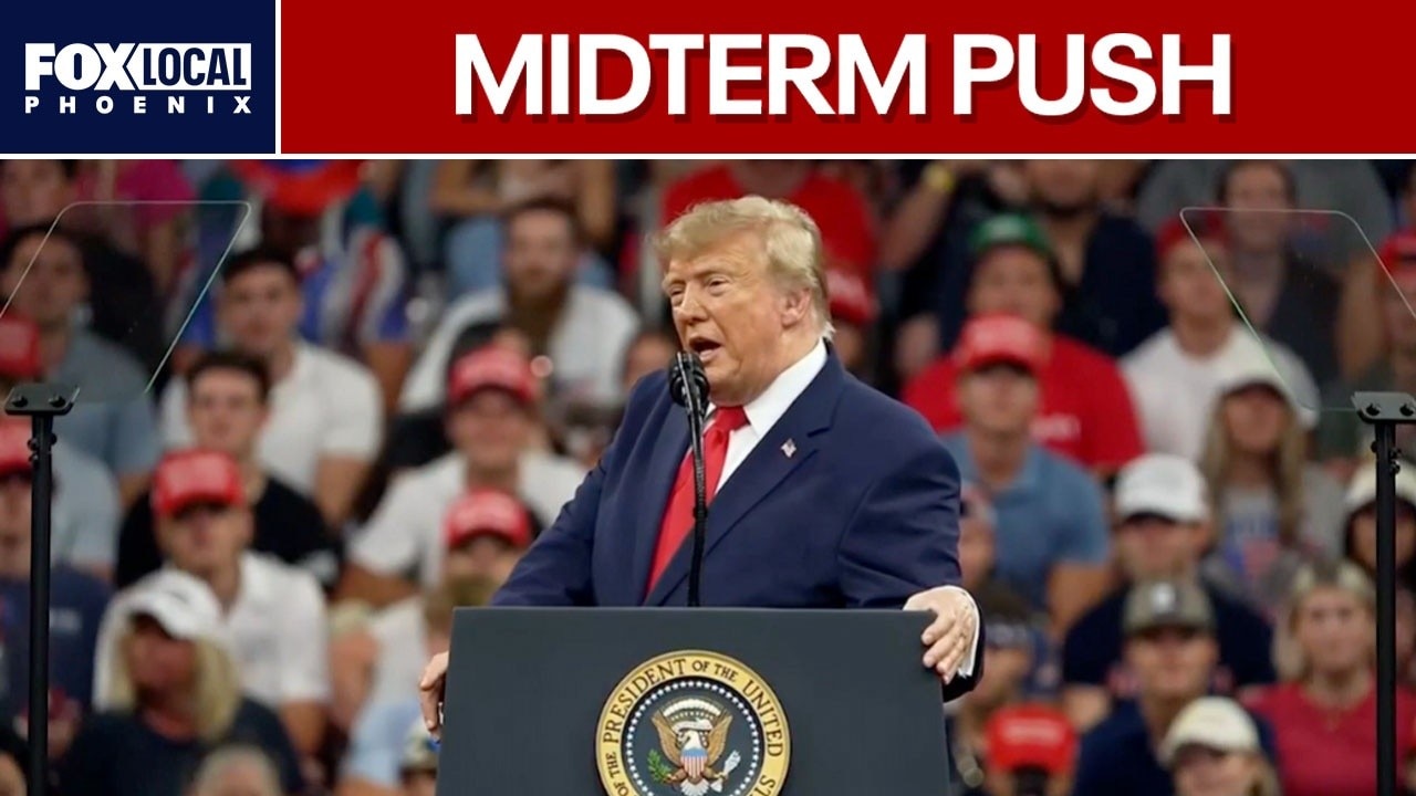 Midterm election push sees Obama and Trump rally voters across key states