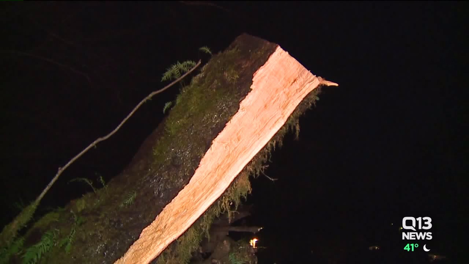 Hilltop community cut off by Monroe mudslide