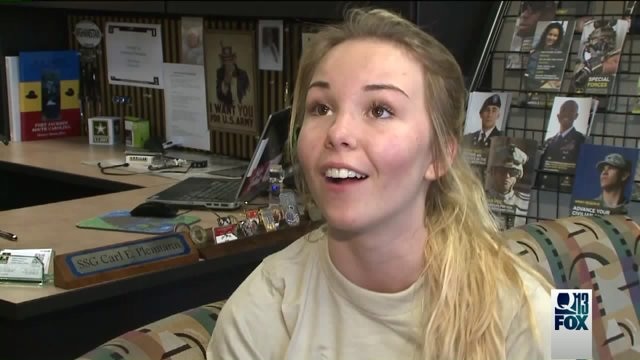 Local woman joins Army for combat infantry