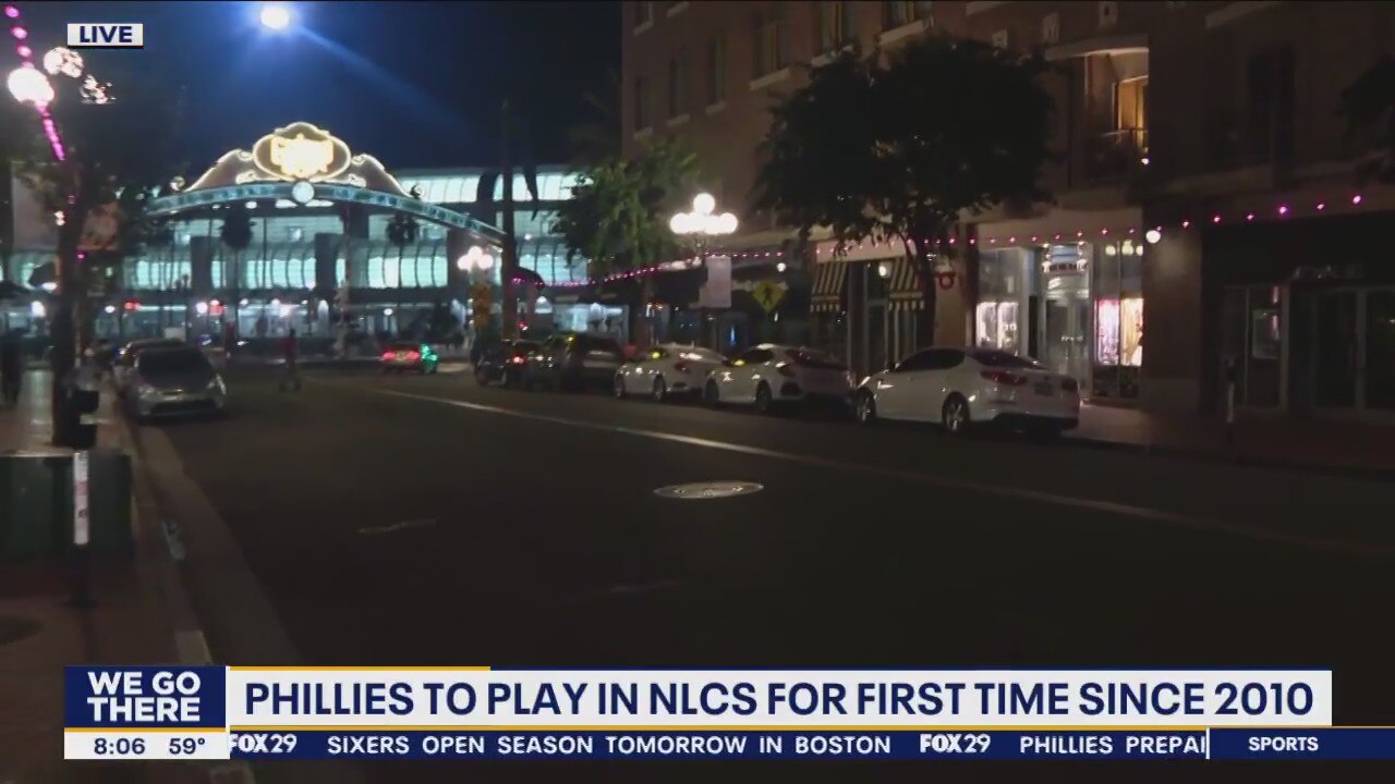 Phillies headed to San Diego to play in NLCS for first time since 2010