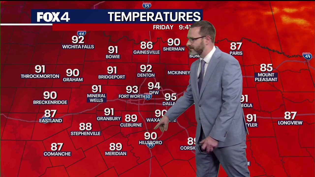 Dallas weather: August 14 overnight forecast