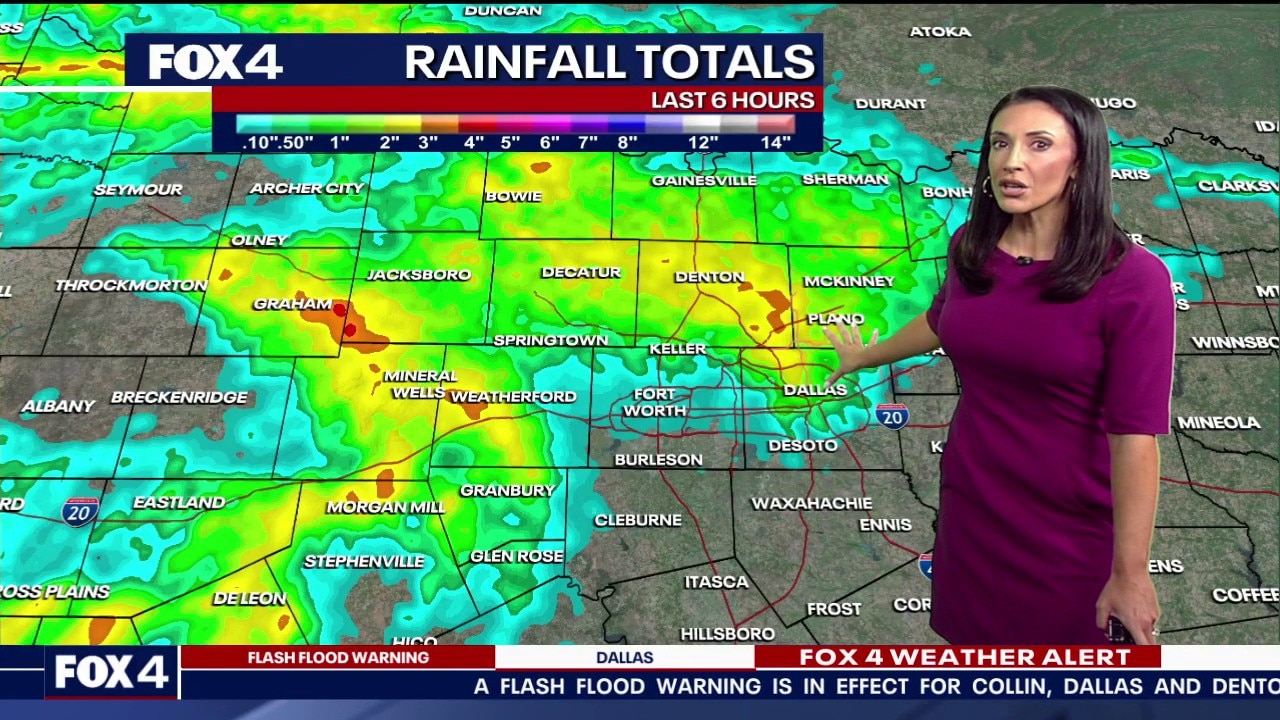 Dallas weather: Flash Flood Warning in effect