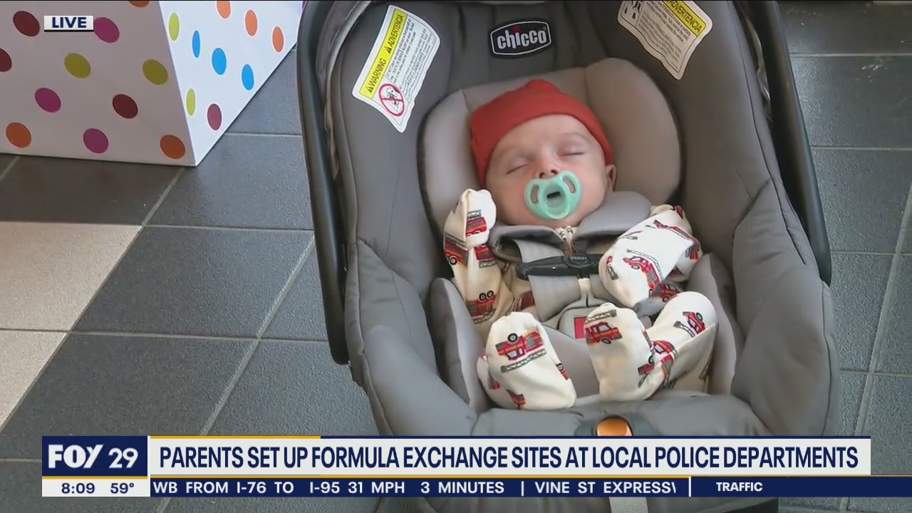 Parents set up formula exchange sites at local police departments